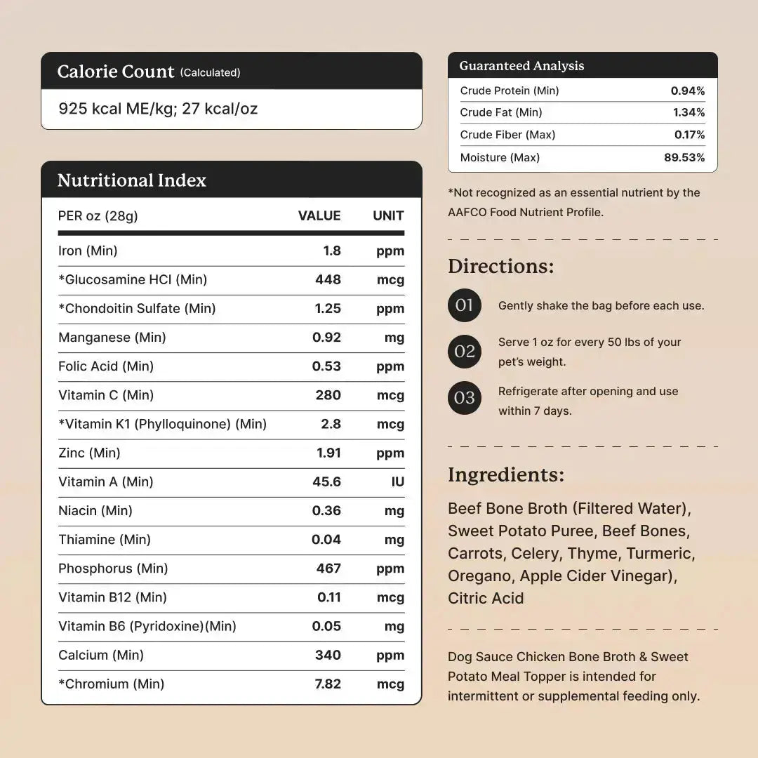 DogSauce Prebiotic Meal Topper For Dogs DogSauce