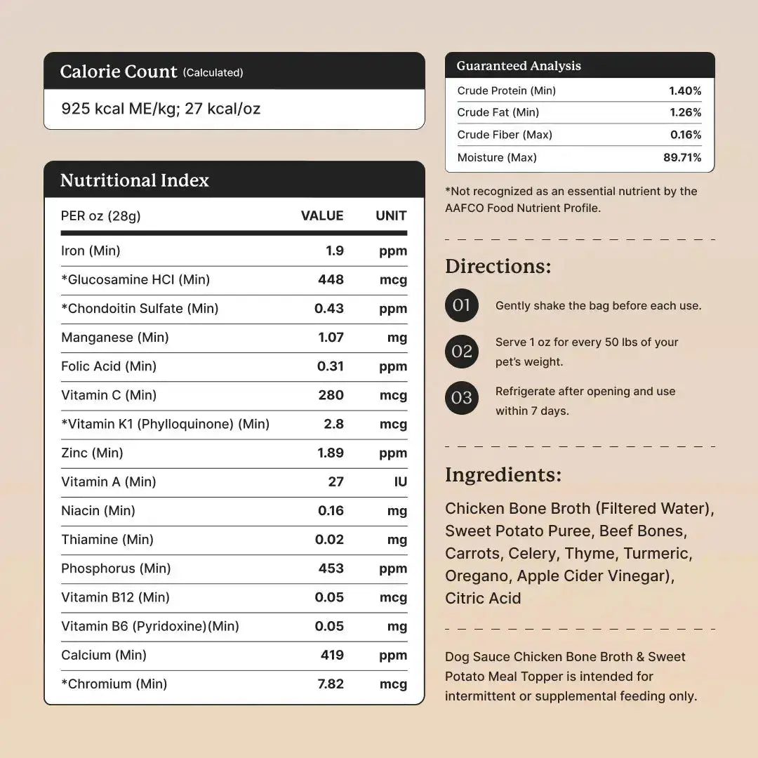 DogSauce Prebiotic Meal Topper For Dogs DogSauce