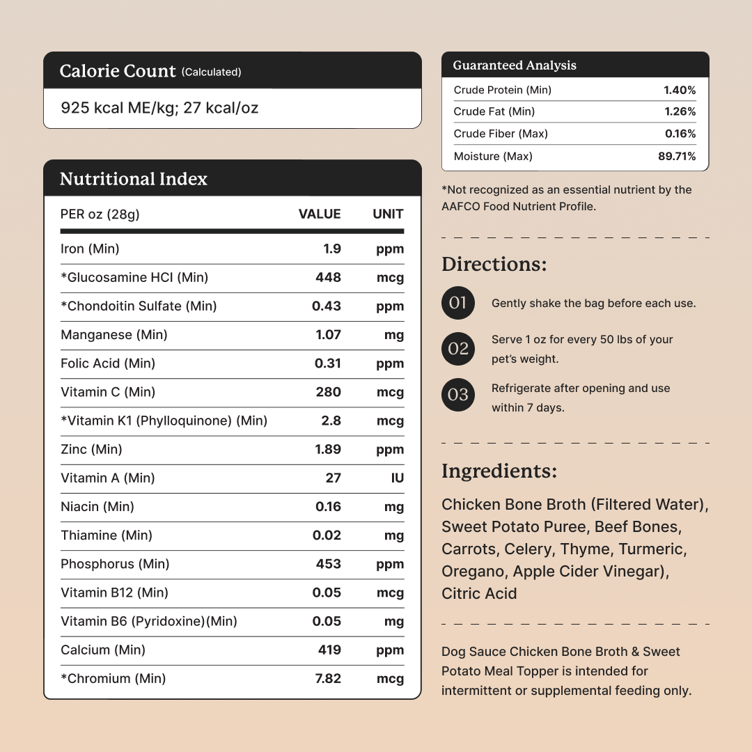 DogSauce Bone Broth For Dogs