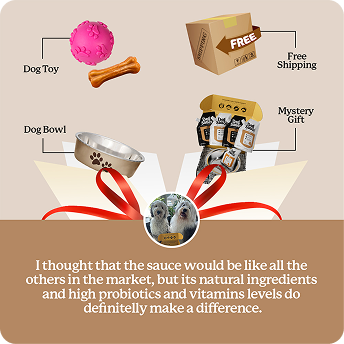 Award Winning DogSauce Food Topper