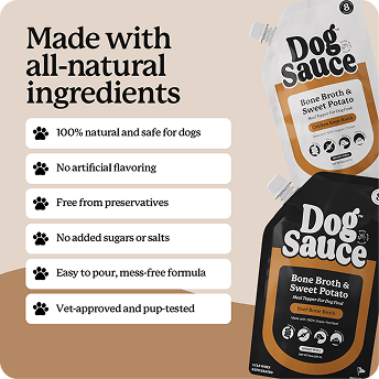 Award Winning DogSauce Food Topper