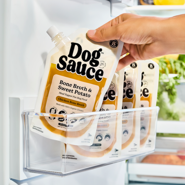 DogSauce Sweet Potato and Bone Broth Gourmet Meal Topper for Dogs DogSauce