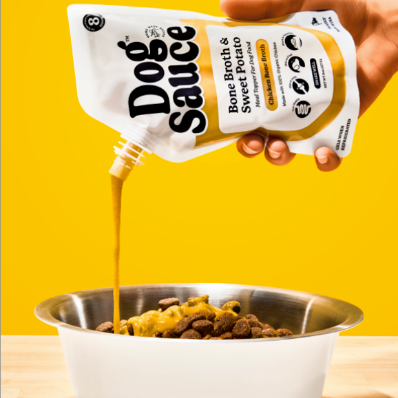 DogSauce Sweet Potato and Bone Broth Gourmet Meal Topper for Dogs DogSauce