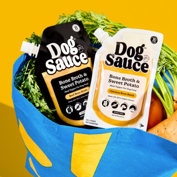 DogSauce Sweet Potato and Bone Broth Gourmet Meal Topper for Dogs DogSauce