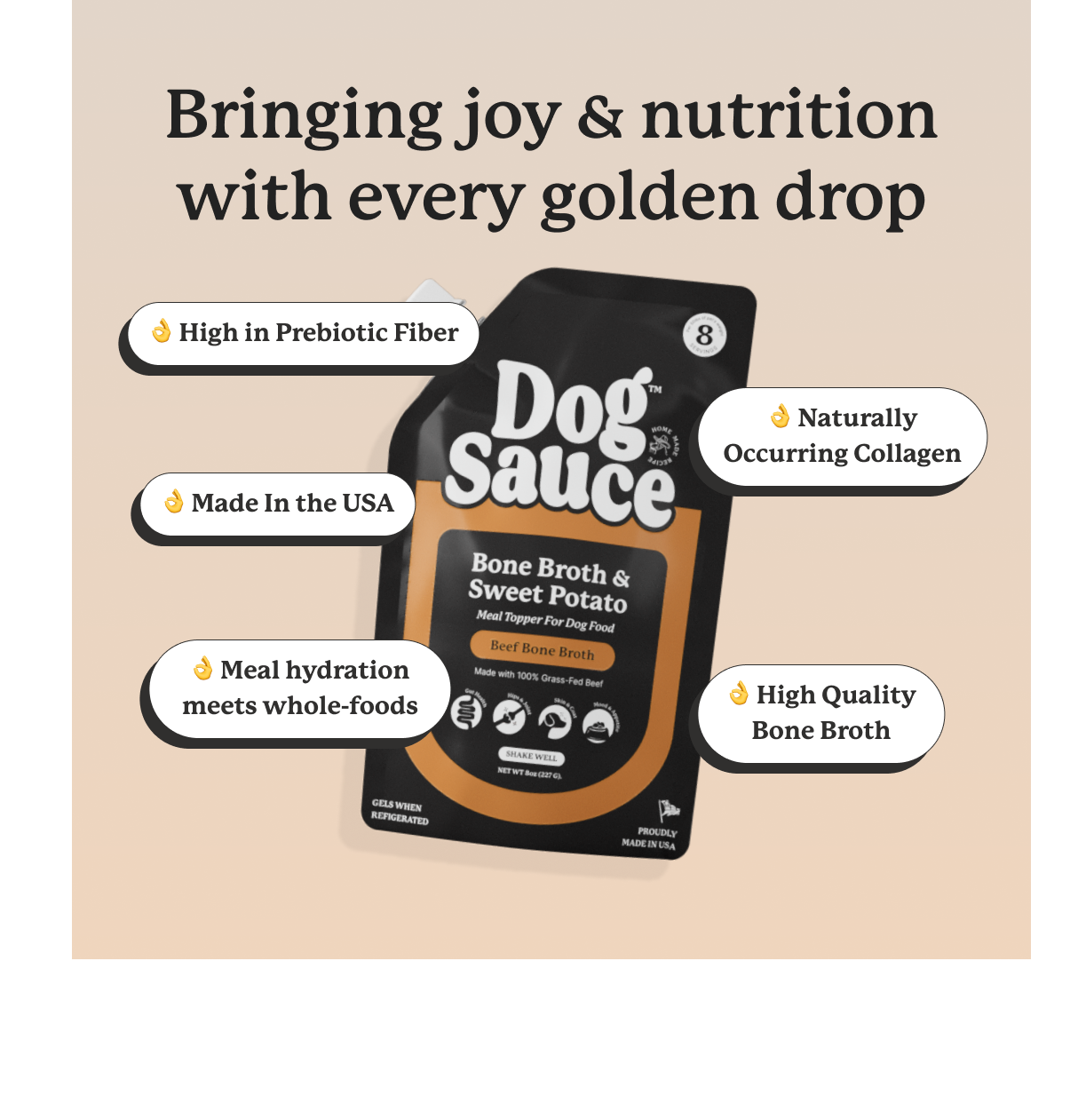 DogSauce Dog Food Topper