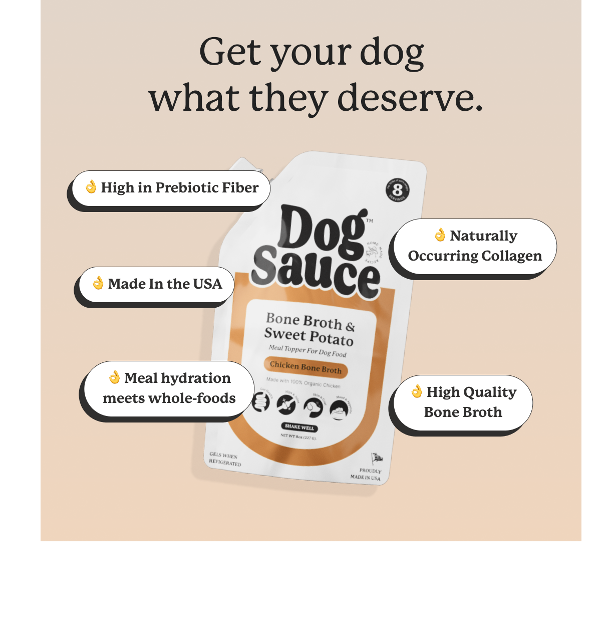 DogSauce Dog Food Topper